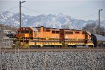 Local waits to depart the yard